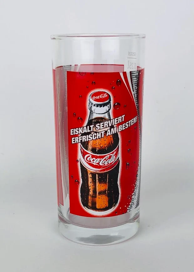 1 x Coca Cola Glas 0,25l