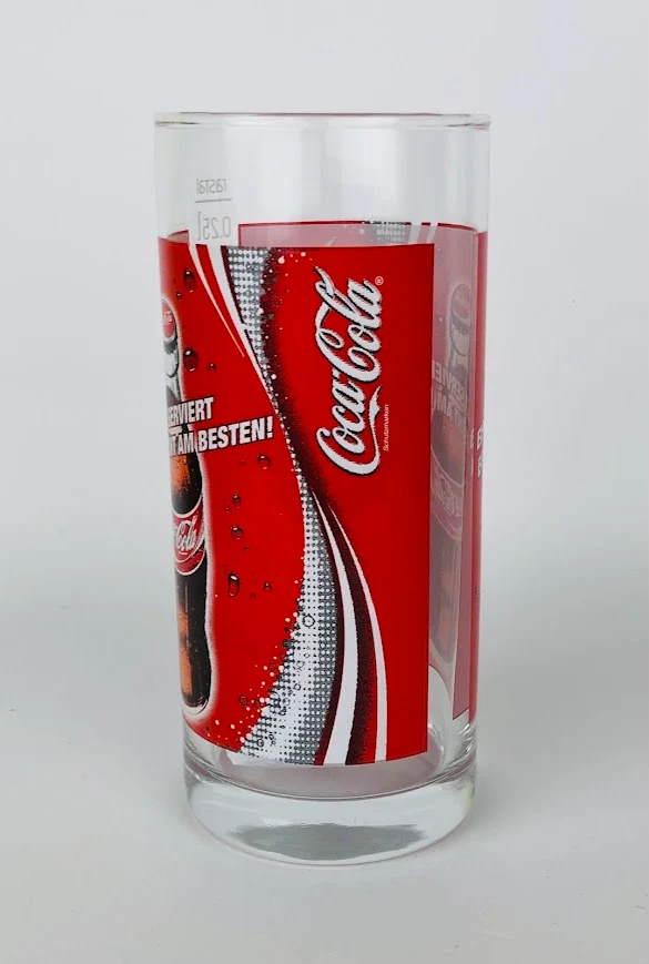 1 x Coca Cola Glas 0,25l