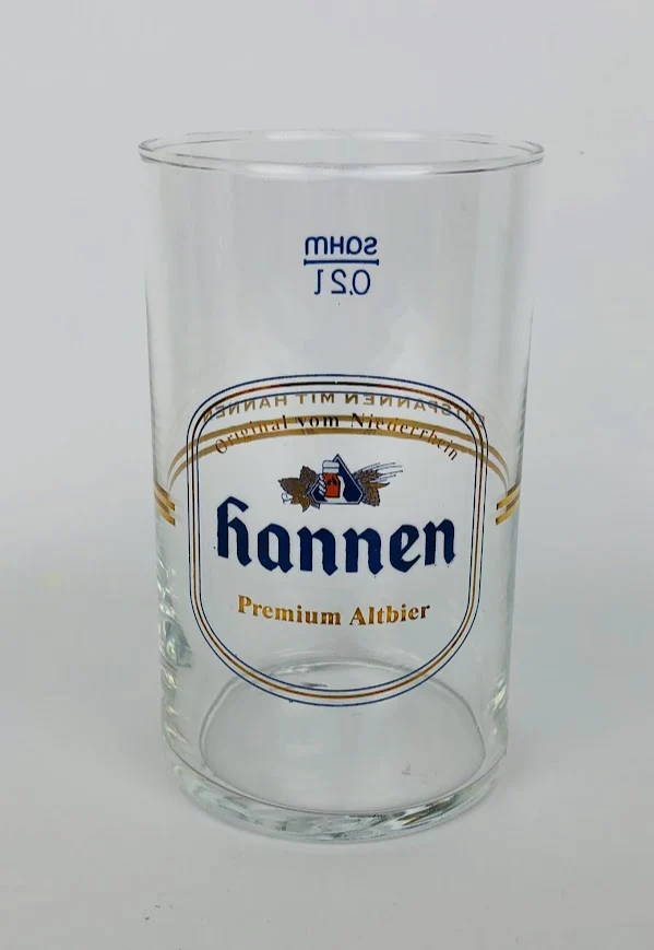 2 x Hannen Alt Gläser 0,2l