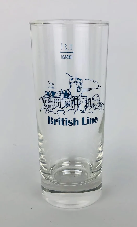 6 x British Line Gläser 0,2l
