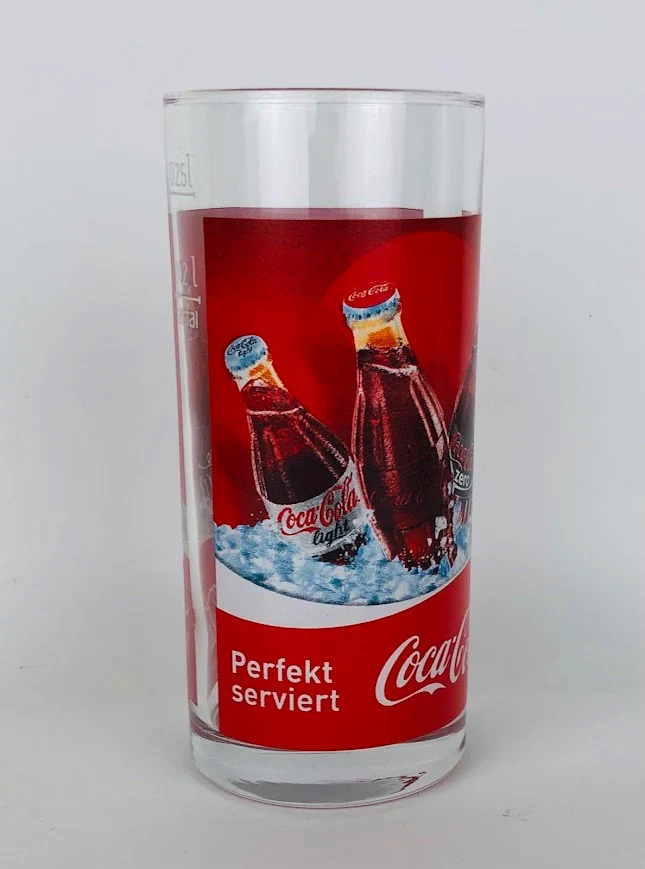 1 x Coca Cola Glas 0,25l