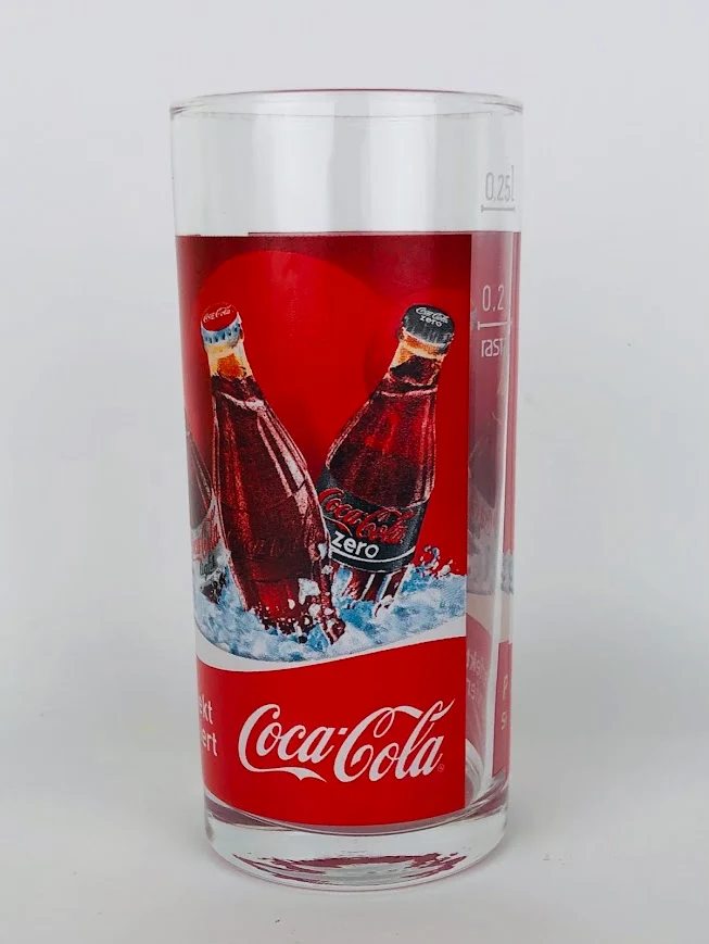 1 x Coca Cola Glas 0,25l