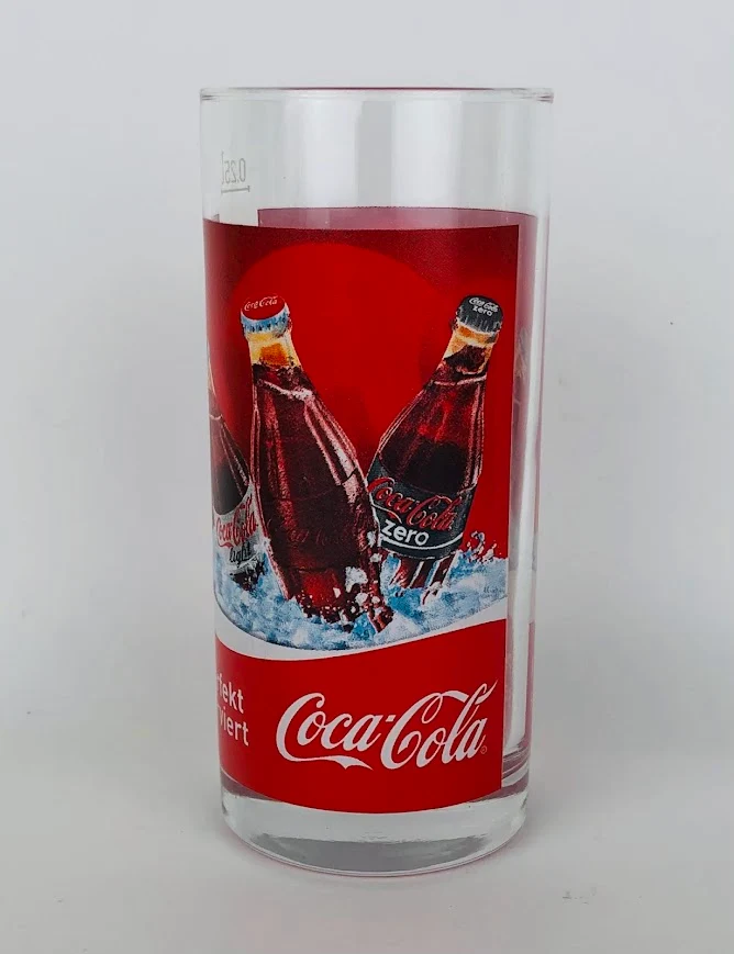 1 x Coca Cola Glas 0,25l