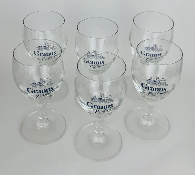 6 x Granus Culinaire Wasser Gläser Ca. 0,15l
