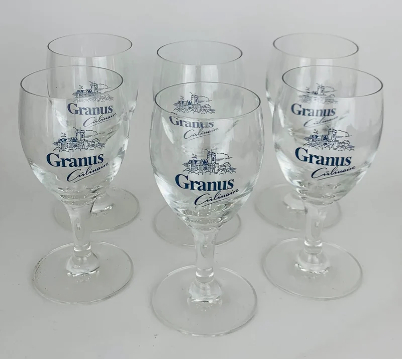 6 x Granus Culinaire Wasser Gläser Ca. 0,15l
