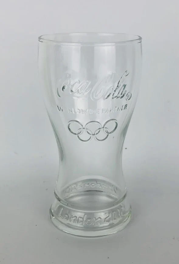 1 x Coca Cola Glas Ca. 0,2l "London 2012 / Worldwide Partner"