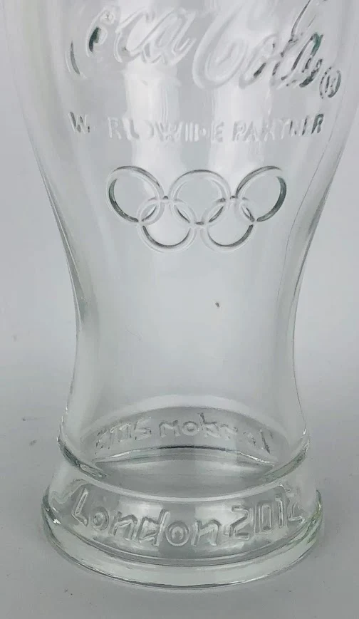 1 x Coca Cola Glas Ca. 0,2l "London 2012 / Worldwide Partner"