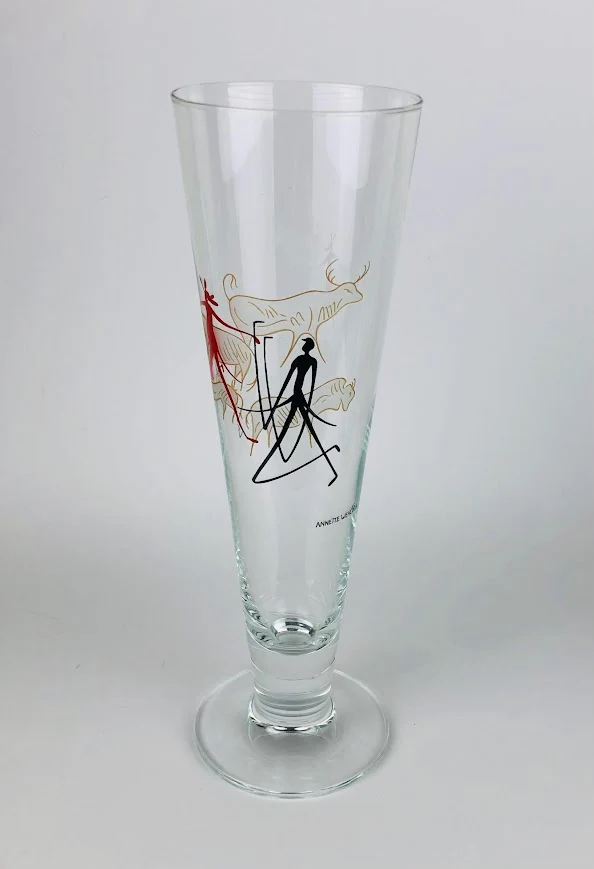 1 x Annette Wehling Glas Ca. 0,5l