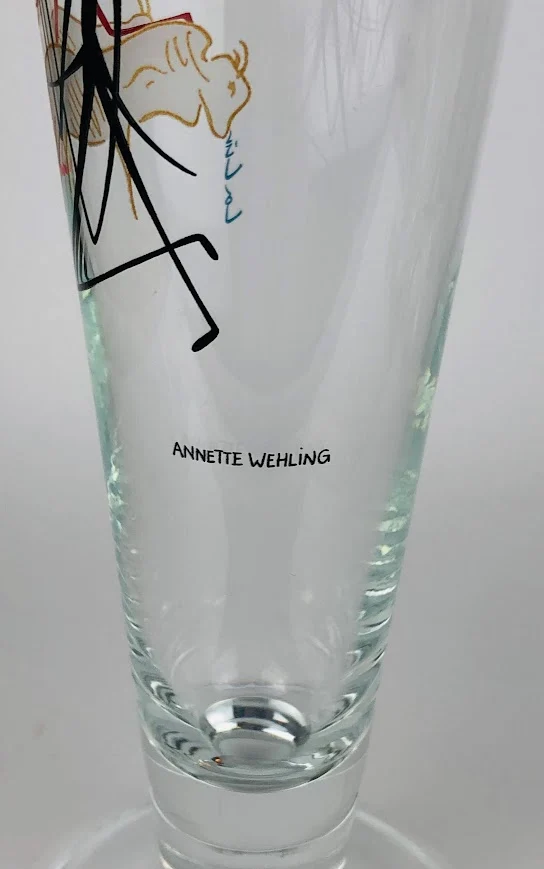 1 x Annette Wehling Glas Ca. 0,5l