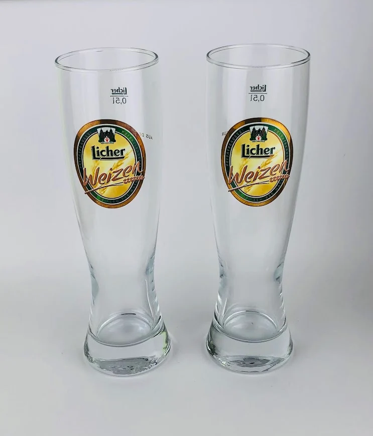 2 x Licher Weizengläser 0,5l