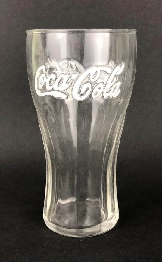 1 x Coca Cola Glas Ca. 0,2l