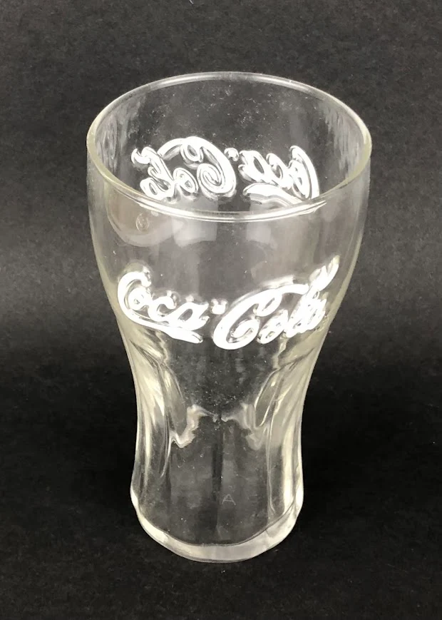 1 x Coca Cola Glas Ca. 0,2l