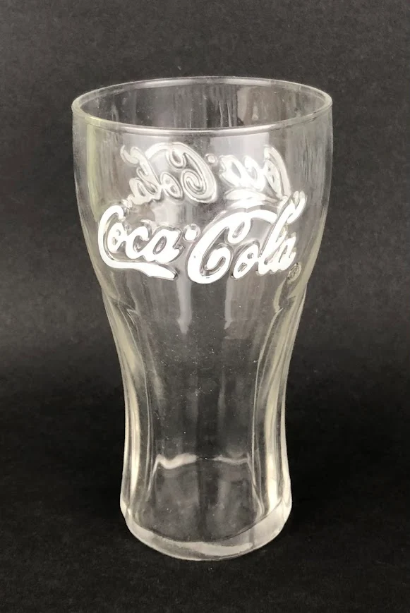 1 x Coca Cola Glas Ca. 0,2l