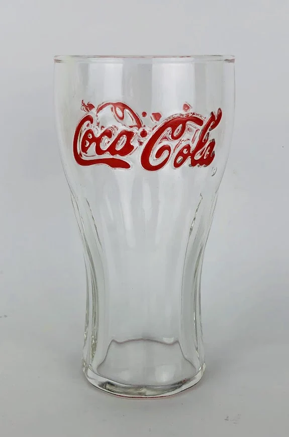 1 x Coca Cola Glas Ca. 0,2l