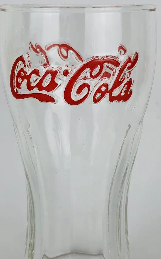 1 x Coca Cola Glas Ca. 0,2l