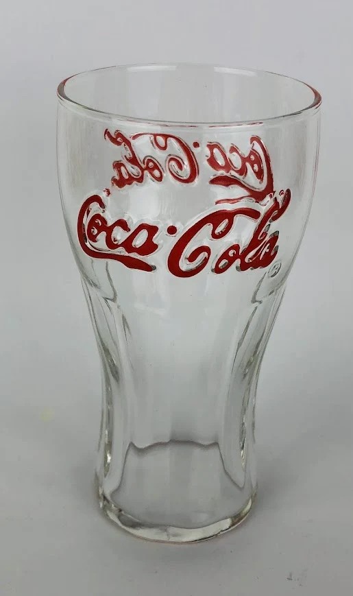 1 x Coca Cola Glas Ca. 0,2l