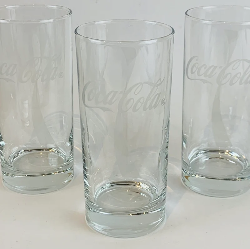 Coca Cola Gläser 0,3l Wave - (3er Set)