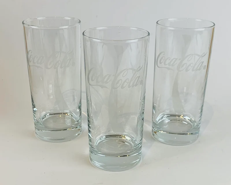 Coca Cola Gläser 0,3l Wave - (3er Set)
