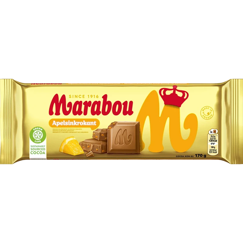Marabou Apelsinkrokant
