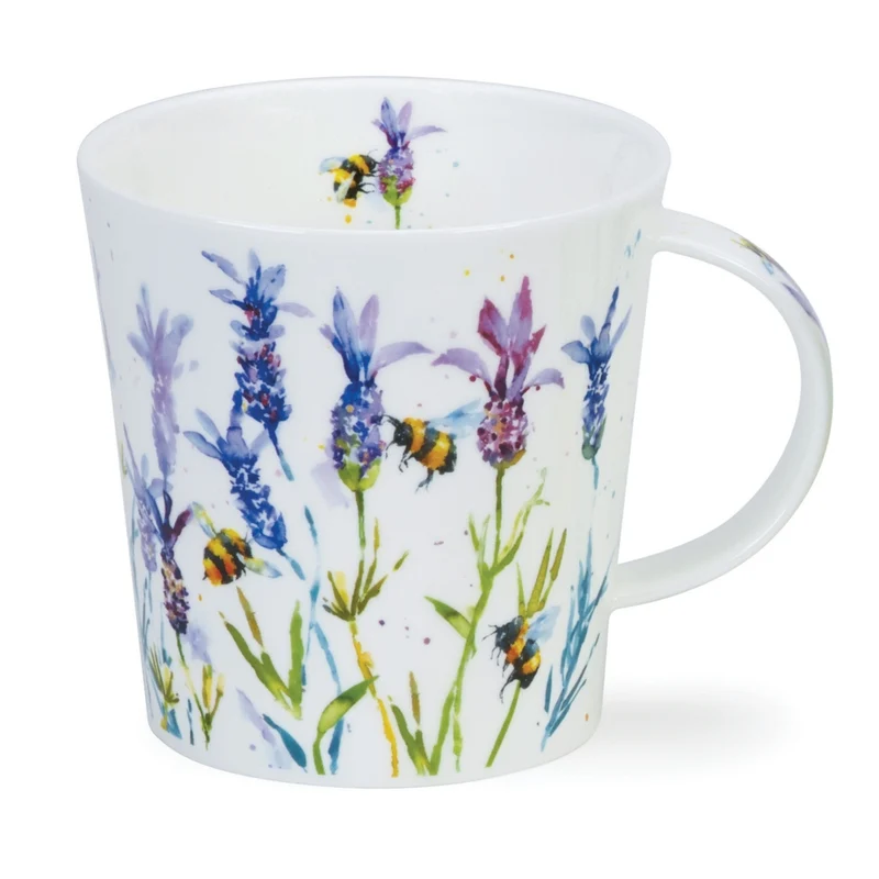 Dunoon Cair Busy Bees Lavender Mug