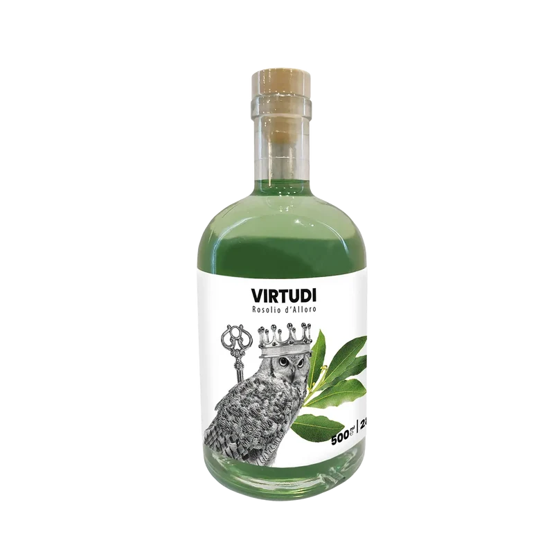Rosolio d'Alloro "Virtudì" Linea Premium , 50 Cl