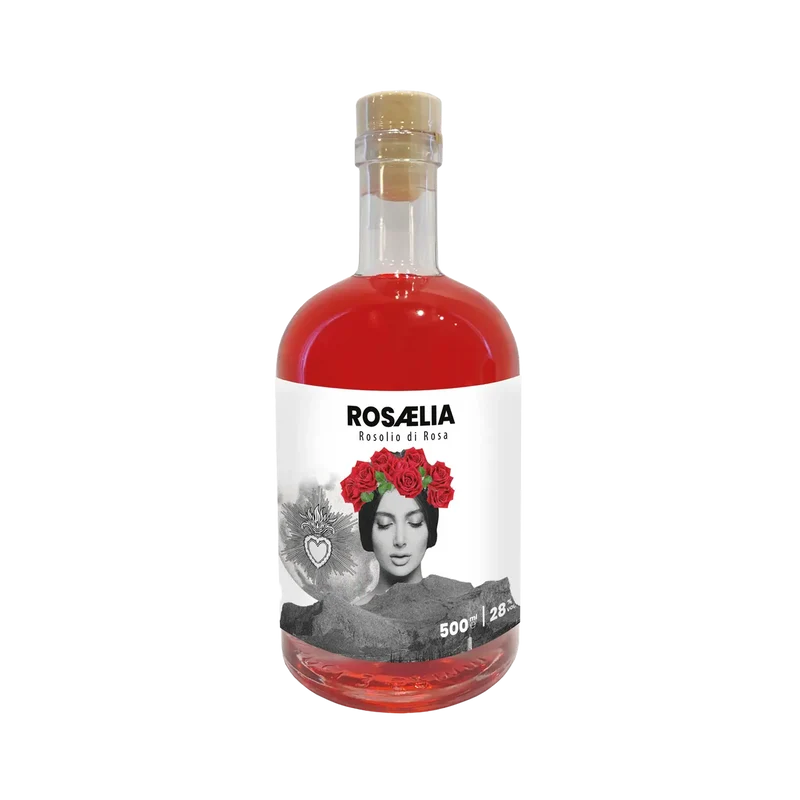 Rosolio di Rosa "Rosaelia" Linea Premium, vari formati