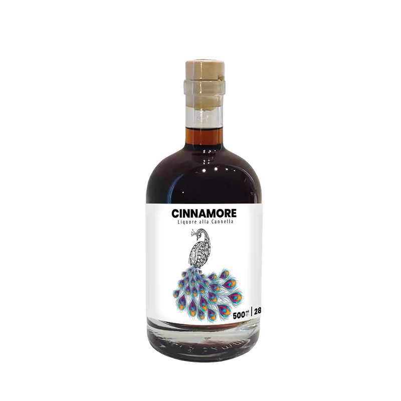 Rosolio alla Cannella "Cinnamore" Linea Premium, vari formati