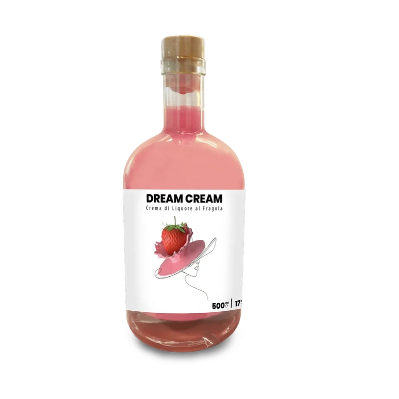 Cremoncello alla Fragola Linea Premium "Dream Cream", 50 Cl