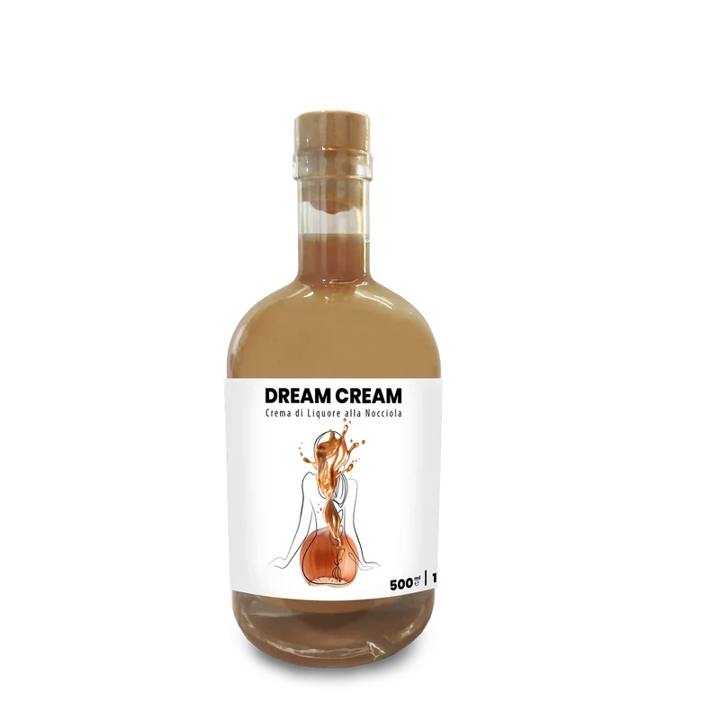Cremoncello alla Nocciola Linea Premium "Dream Cream", vari formati