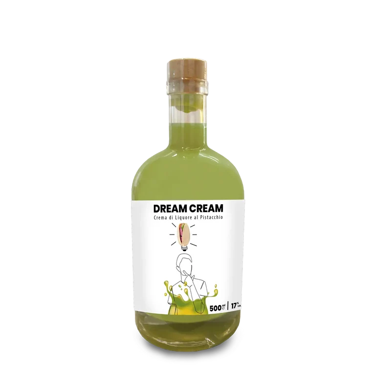 Cremoncello al Pistacchio Linea Premium "Dream Cream", vari formati