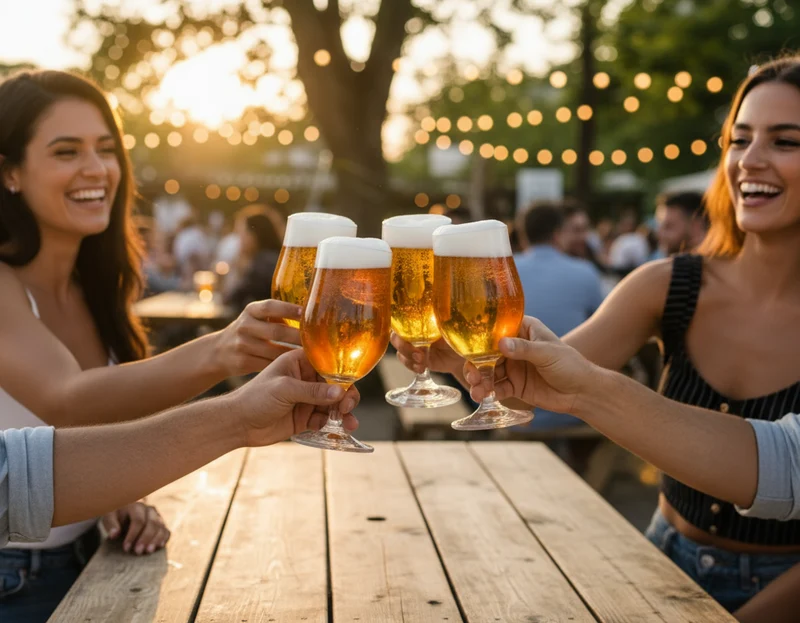 Cookinglife Biergläser auf Fuß 370 ml - 4 Stück
