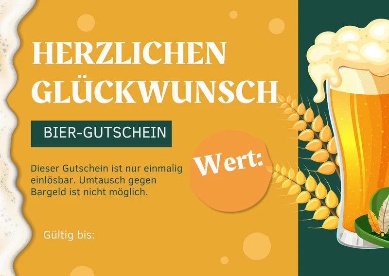 Der Bierabt-Geschenkgutschein