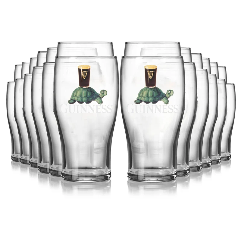 Guinness Gilroy Tortoise Pint Glass - 24 Pack