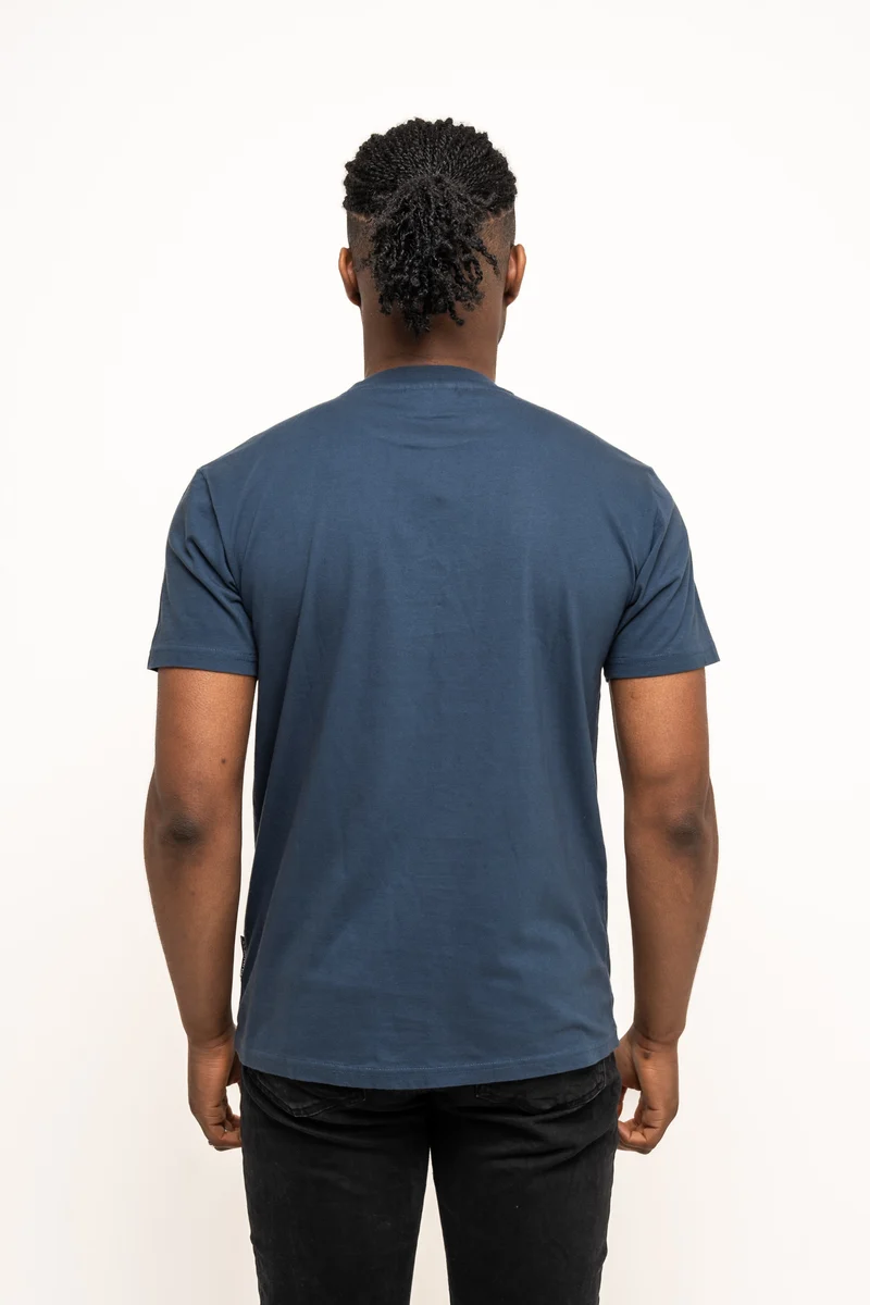 Guinness Transport Navy Blue Carriage Chest Print Tee