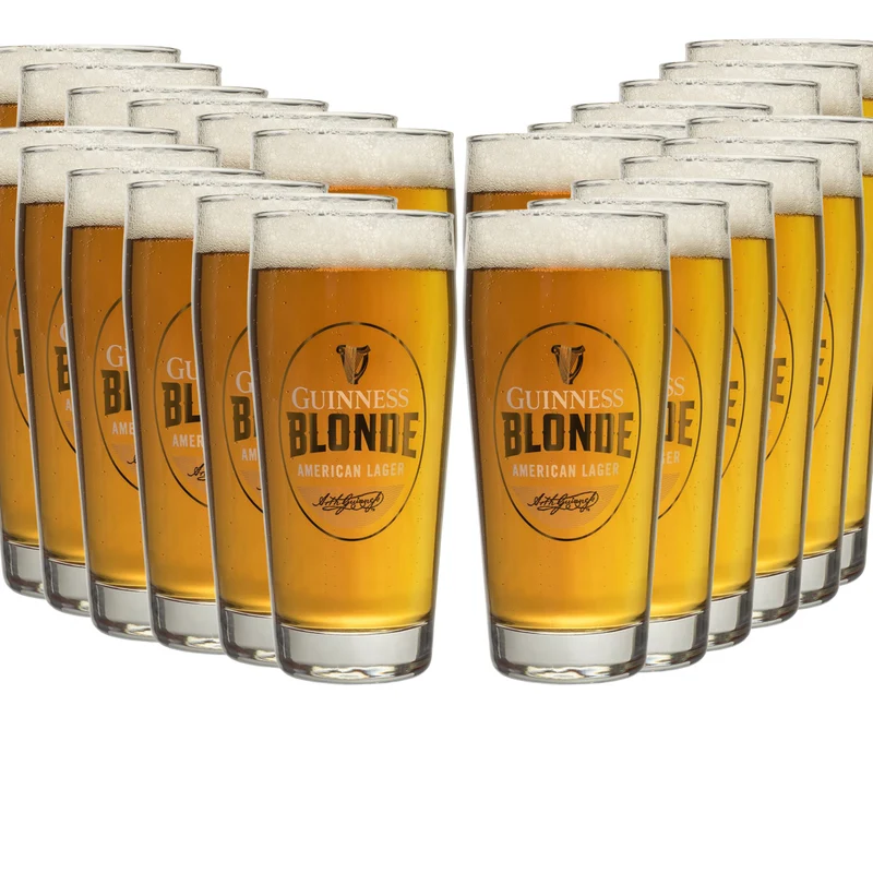 Blonde 16oz Pint Glass - 24 Pack