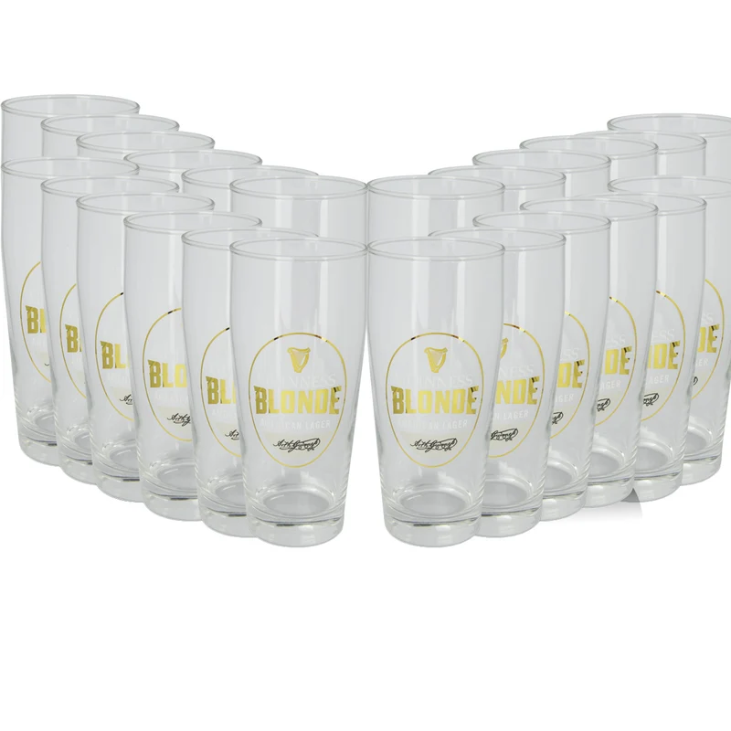Blonde 20oz Pint Glass - 24 Pack