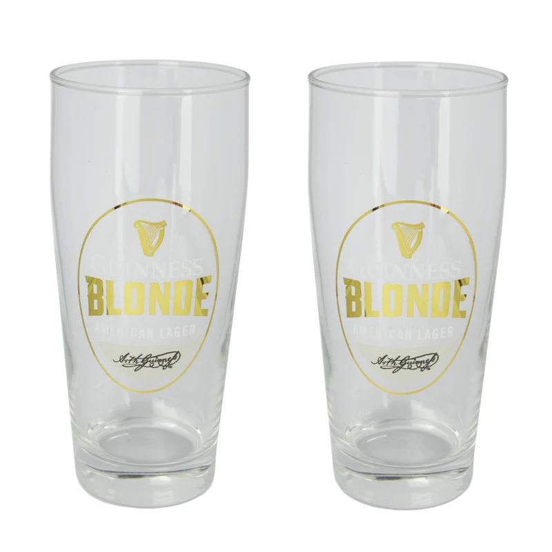 Guinness Blonde 20oz Pint Glass - 2 Pack