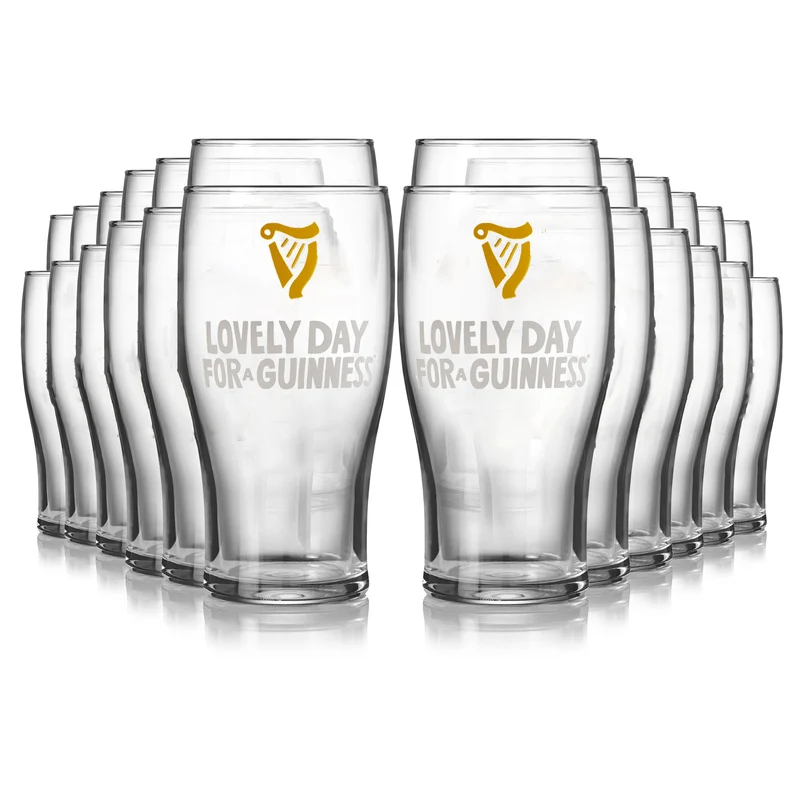 Guinness Summer Collection Lovely Day Pint Glass - 24 Pack