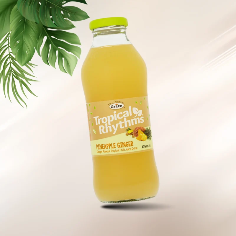 Tropical Rhythms Ananas Ingwer - 475 ml Tropischer Drink
