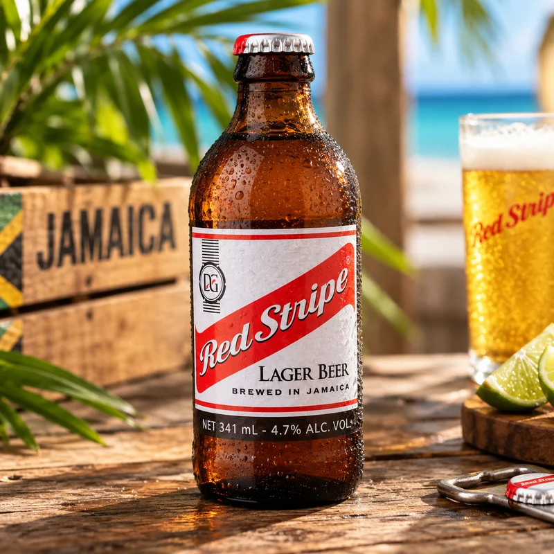 Red Stripe Jamaican Lager Bier - Import aus Jamaika