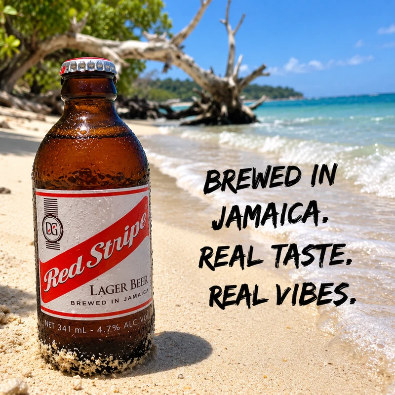 Red Stripe Jamaican Lager Bier - Import aus Jamaika