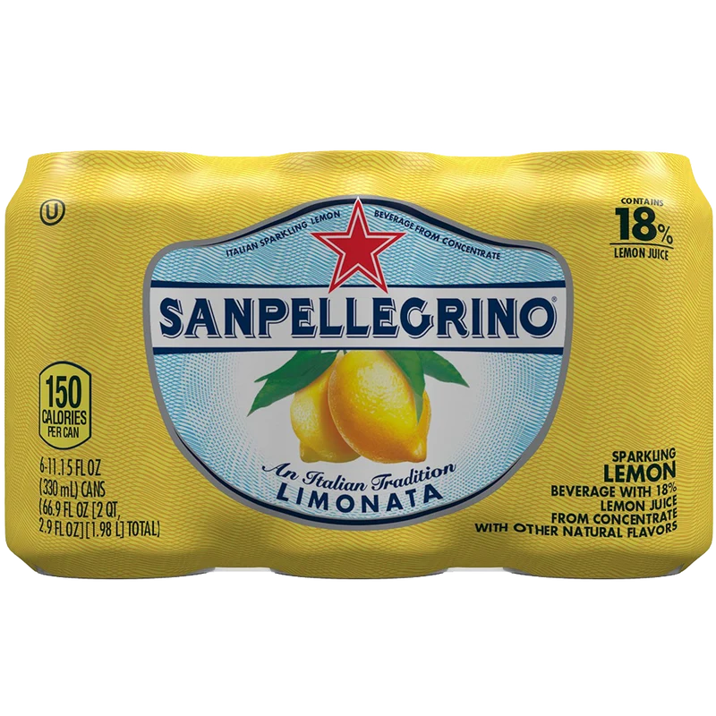 Craft San Pellegrino Sparkling Fruit Beverages Limonata-Lemon