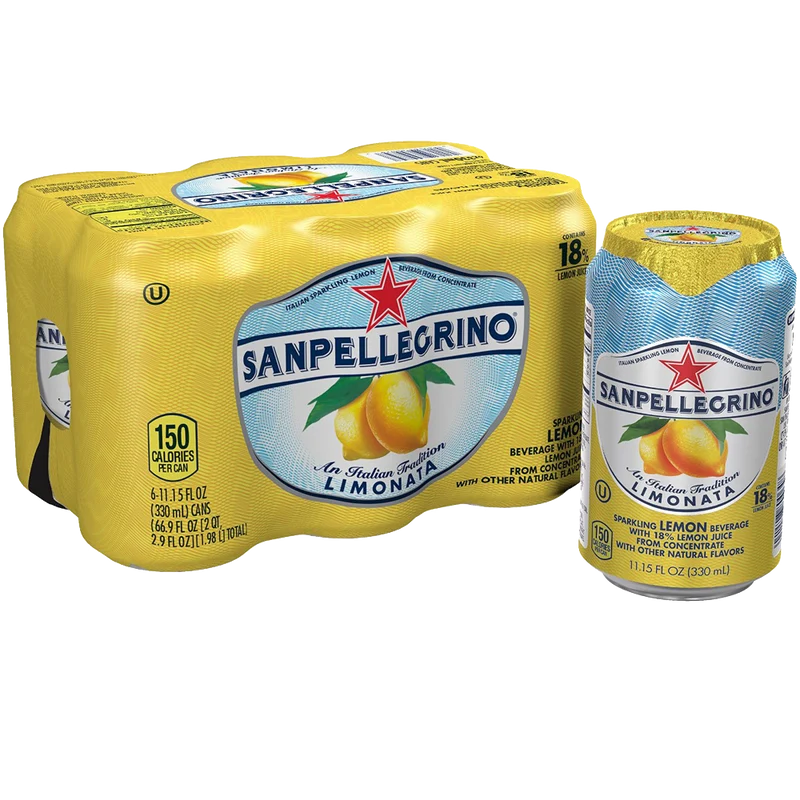 Craft San Pellegrino Sparkling Fruit Beverages Limonata-Lemon