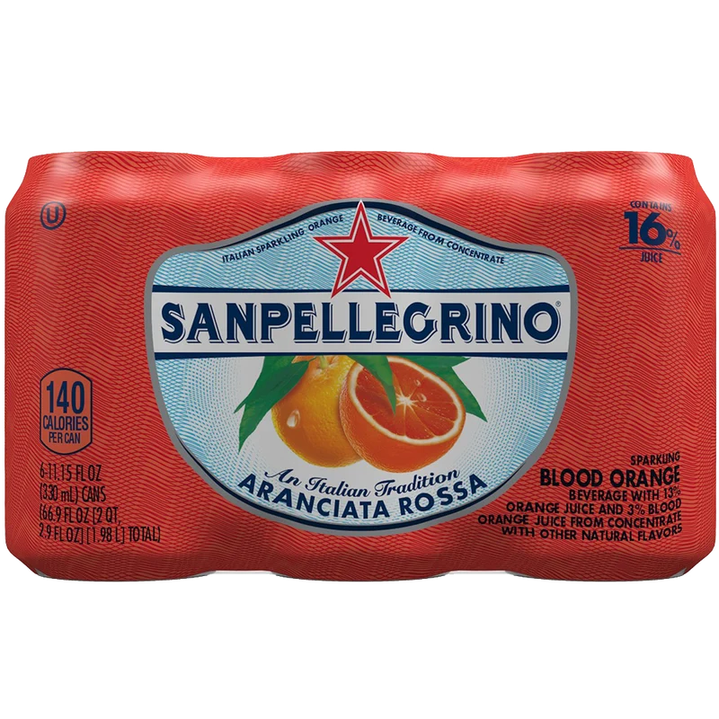 Craft San Pellegrino Sparkling Fruit Beverages Aranciata Rossa-Blood Orange