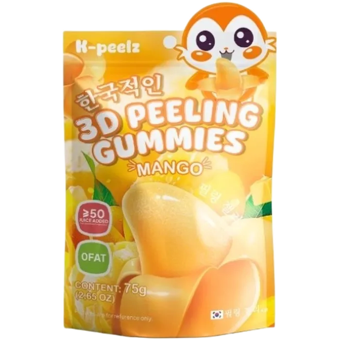 K-PEELZ Peelable Gummies Mango 75G
