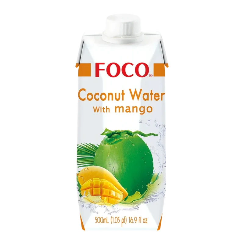 FOCO Kokoswasser Mit Mango 500ML