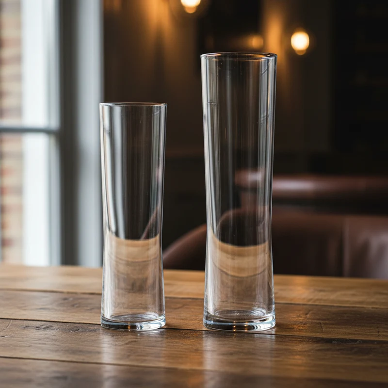 Kunststoffglas Bierstange Bierglas 0,3L | Weizen | 2-er Set