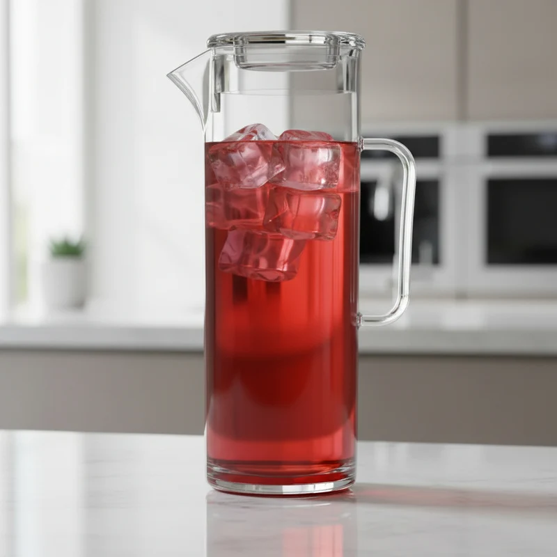 Kunststoffglas Karaffe Saftkrug | 1,7 L Kunststoff