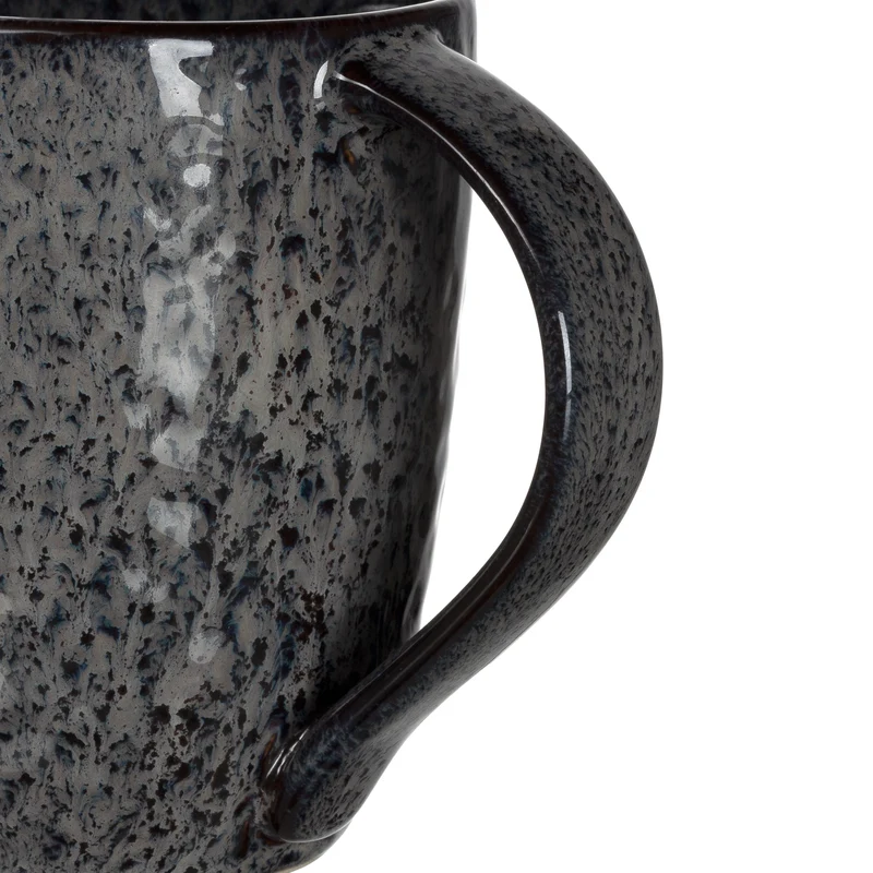 Keramiktasse MATERA 430 ml anthrazit 6er-Set