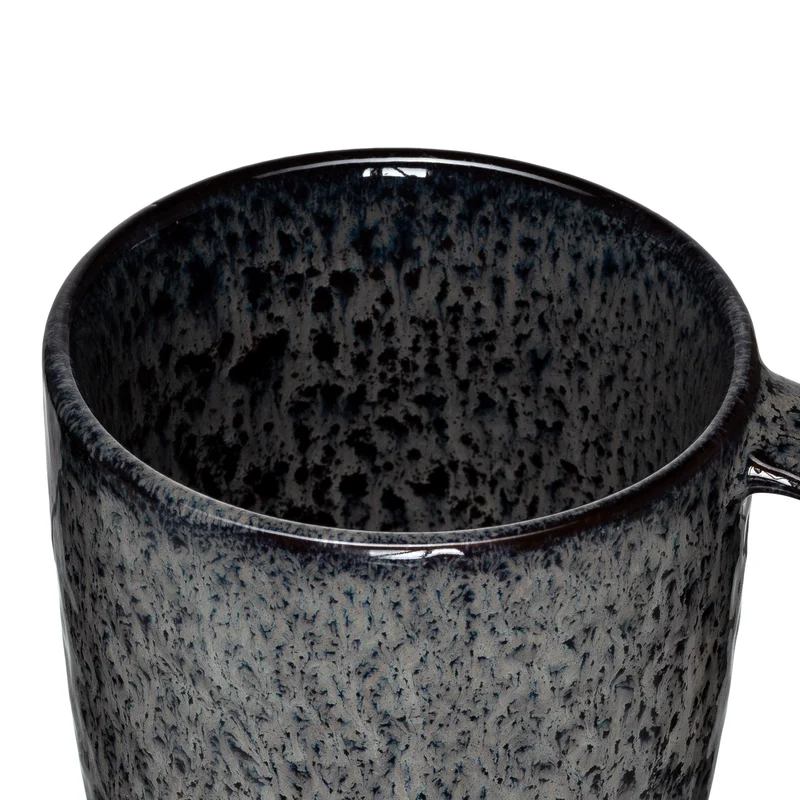 Keramiktasse MATERA 430 ml anthrazit 6er-Set